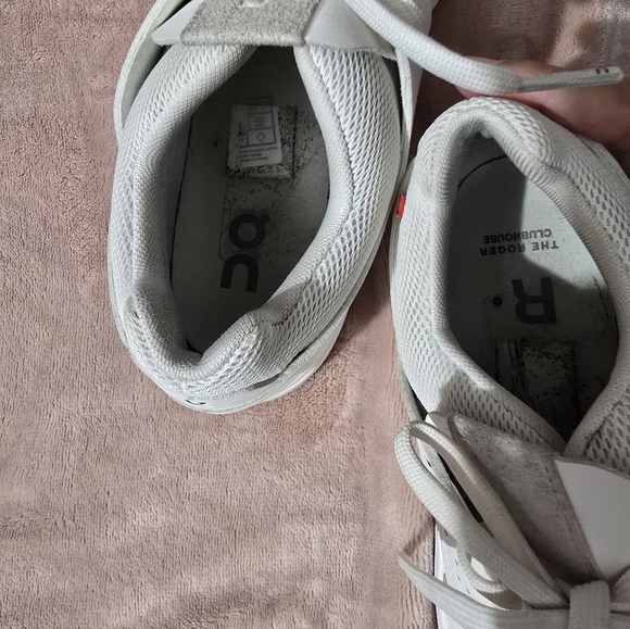 ON Running The Roger Clubhouse Tennis Sneakers White Size 10W - Picture 5 of 10